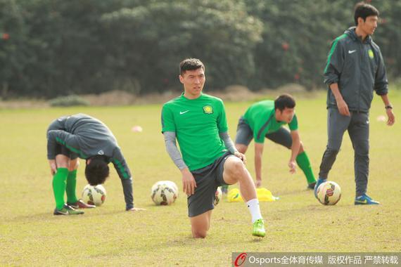 于大宝目前正跟随国安在冬训