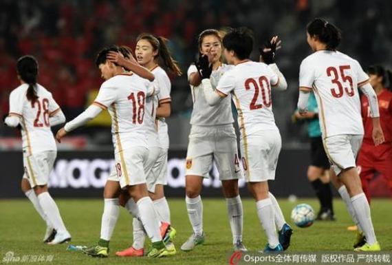 中国女足上一轮8-0大胜越南女足