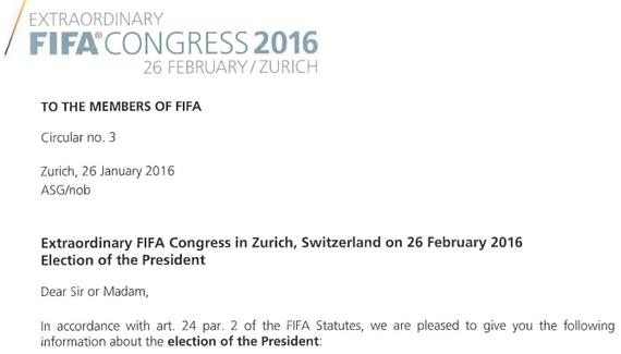 The FIFA recognized five candidate for president on February 26 for election