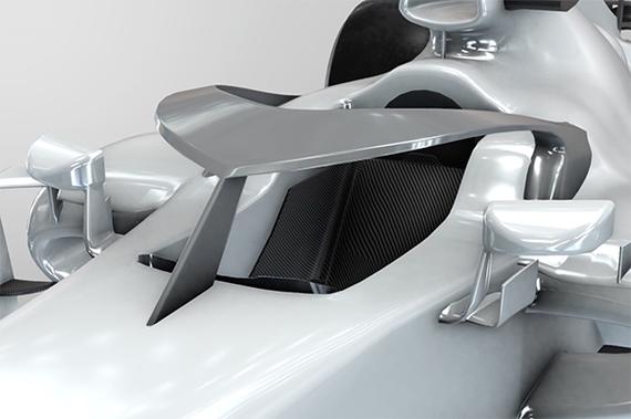 梅赛德斯研发的名为“Halo”的F1半封闭式座舱设计