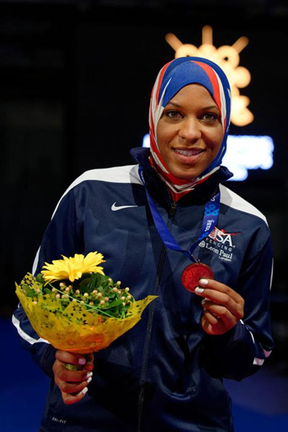 依布蒂哈吉将成为奥运赛场首位穆斯林女剑客