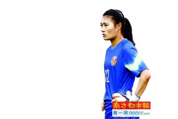 去年女足世界杯期间，王飞是中国队的主力门将。C FP图片