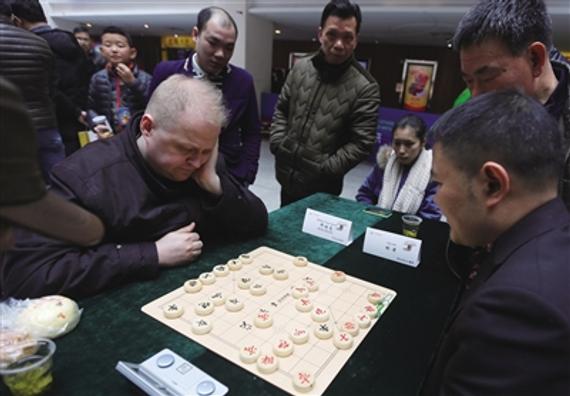 欧洲象棋代表团访问温州