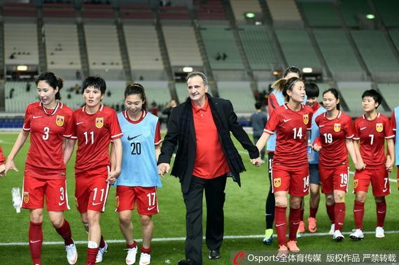 布鲁诺带领中国女足进军奥运
