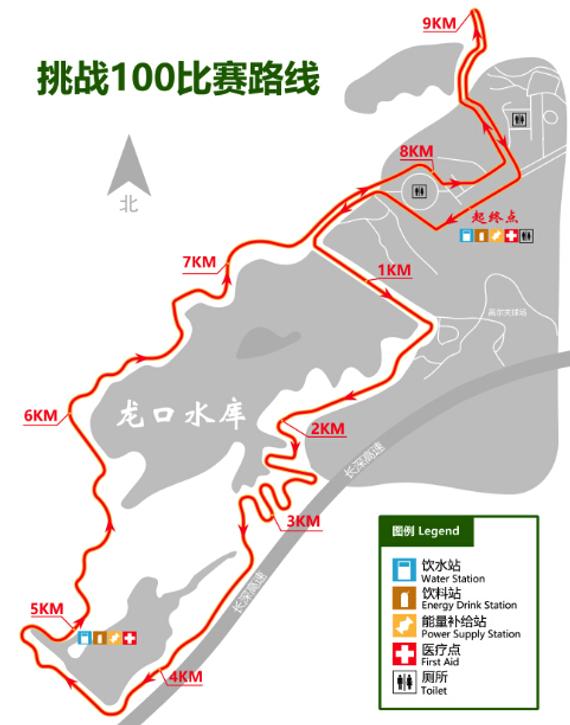深圳站路线图。