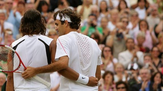 Federer said his talent than cannot be on a par with the legendary players
