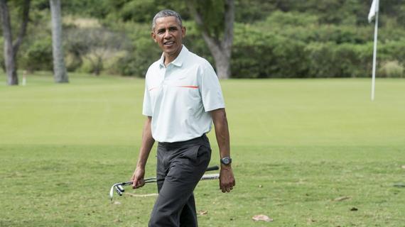 美国总统奥巴马是高尔夫迷