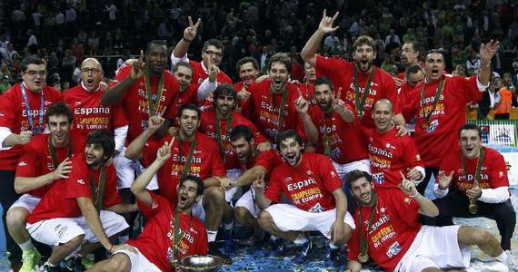 去年获得男篮欧锦赛冠军的西班牙队