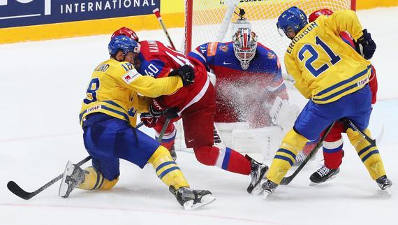 俄罗斯VS瑞典比赛精彩瞬间
