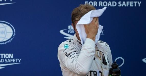 赛后一脸失望的罗斯博格