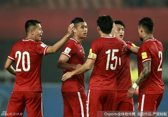 中国队取得胜利