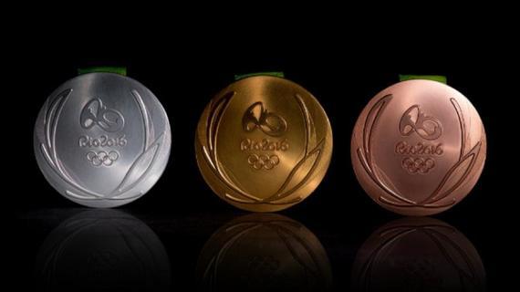 里约奥运金牌、银牌和铜牌