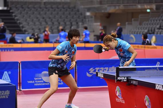 林高远止步资格赛（图片来自国际乒联官方微博@ITTFWorld）