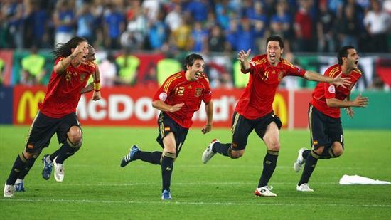 2008年欧洲杯,西班牙点杀意大利