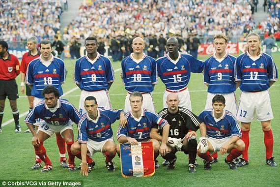 1998年法国夺得世界杯