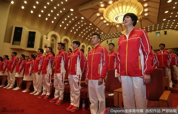 中国奥运代表团成立