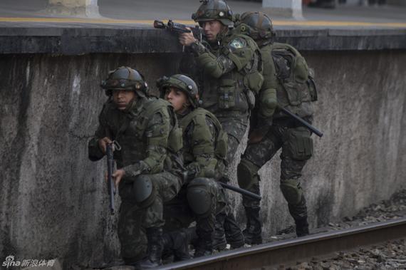 巴西警方进行反恐演习（资料图）