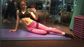 健身达人长腿逆天