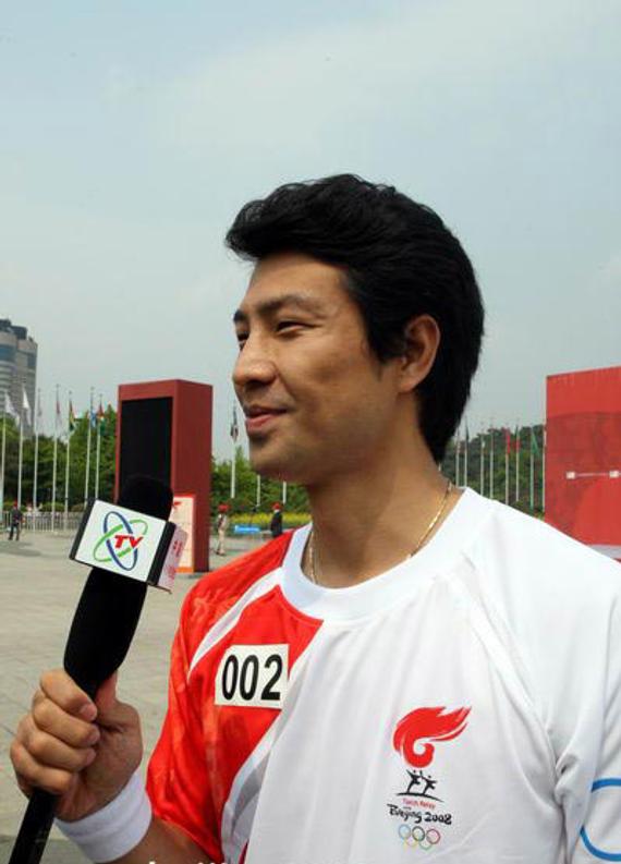 文大成曾是2008年北京奥运会火炬手