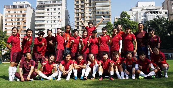 中国女足里约奥运小组赛揭幕战即将打响