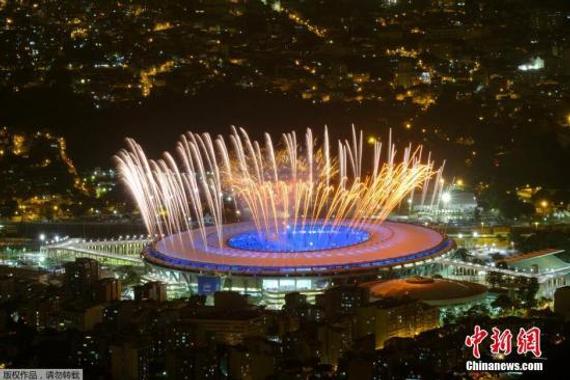 里约奥运会开幕式彩排