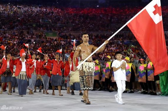 2016里约奥运会汤加代表团旗手