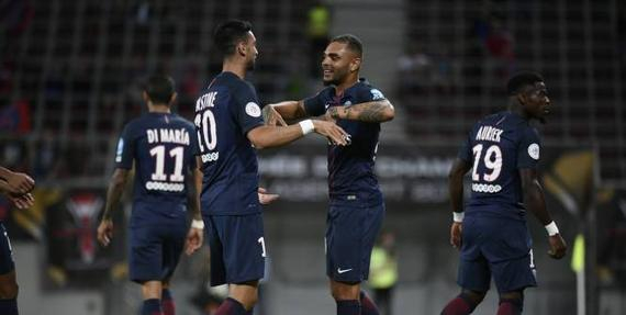 巴黎4-1夺法国超级杯