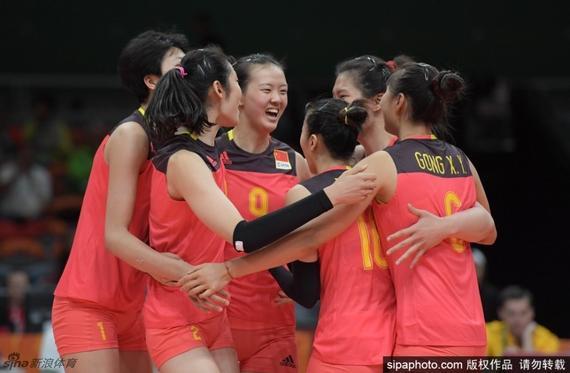 里约奥运女排小组赛中国3-0意大利