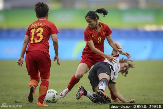 中国女足0-1德国无缘里约奥运4强