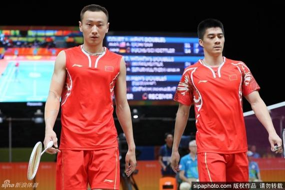 里约羽球男双小组赛 傅海峰\/张楠遭逆转首尝败