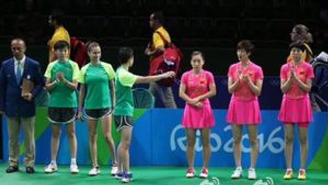 乒乓球女队各色裙装遭吐槽