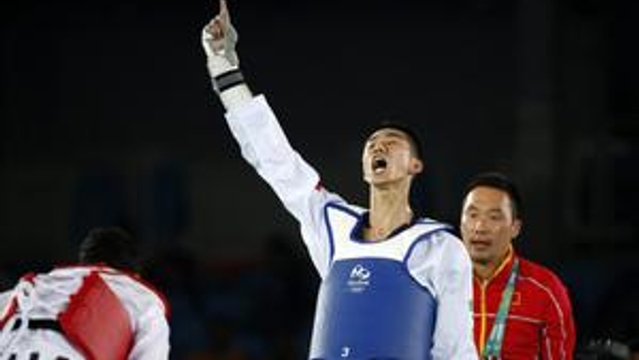赵帅夺中国跆拳道男子首金