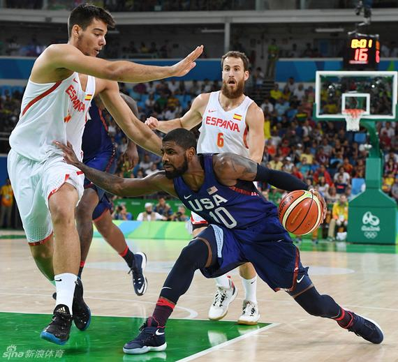 GIF-美国西班牙下半场:KD汤神无解嫂子难回天