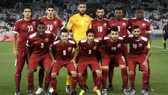 卡塔尔男足国家队（资料图）