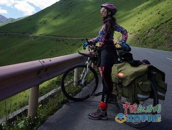 赣州听障姑娘黄蕾单车走川藏 24天骑行2400公