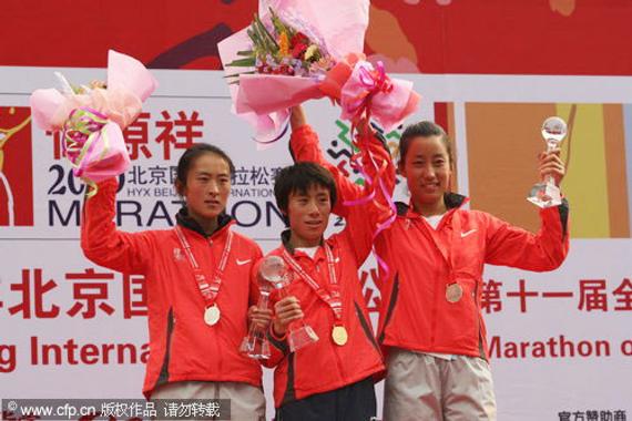2009北马回顾：白雪卫冕 中国女子完成18连冠
