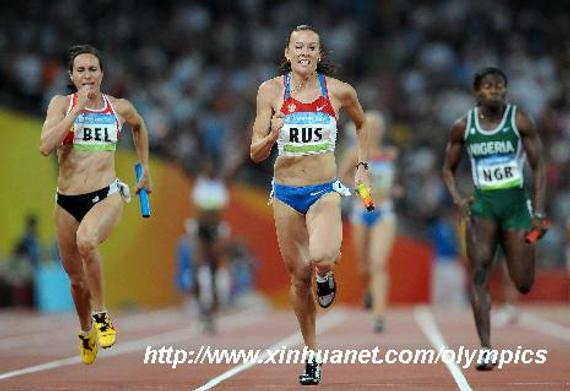 北京奥运会女子4x100米接力