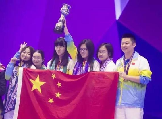 中国国象女队夺得奥赛冠军