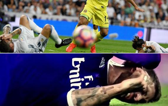 Stumble! Real Madrid captain and handball + act The referee didn't fall for it | figure