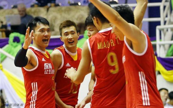 男排亚洲杯中国3-2中华台北 小组第一晋级八强