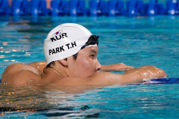 朴泰桓表示要继续游泳生涯