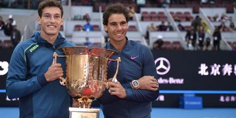 新浪直击纳达尔组合男双夺冠 