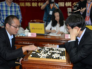 高清-应氏杯决胜局赛后 唐韦星微笑接受采访