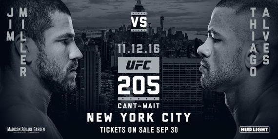 吉姆-米勒将在UFC205对阵提亚戈-埃尔维斯