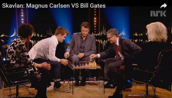 比尔·盖茨没有过多地幻想赢棋——至少他坚持了足足79秒