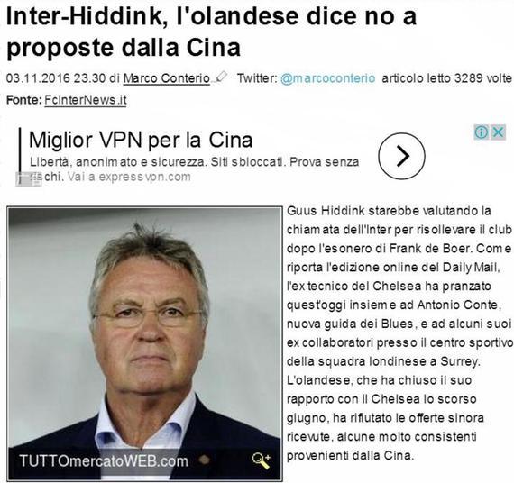 Guus hiddink has rejected the offer violent bird: Evergrande help me to return to the squad