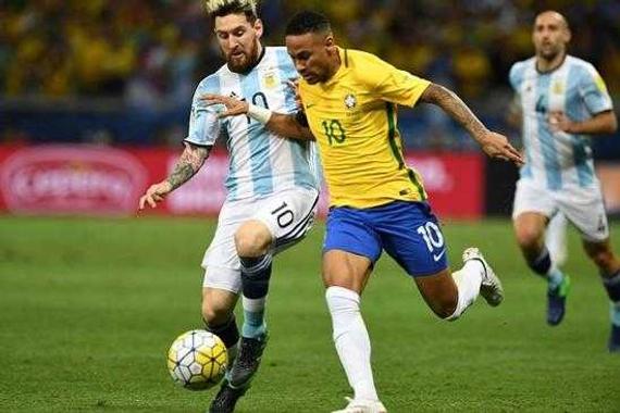 本月初 阿根廷客场对阵巴西