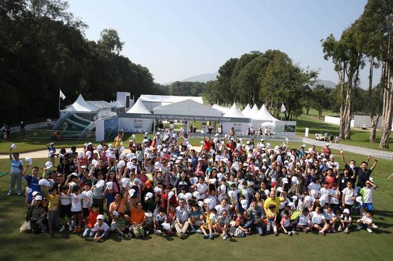 香港高尔夫球公开赛参加活动人员