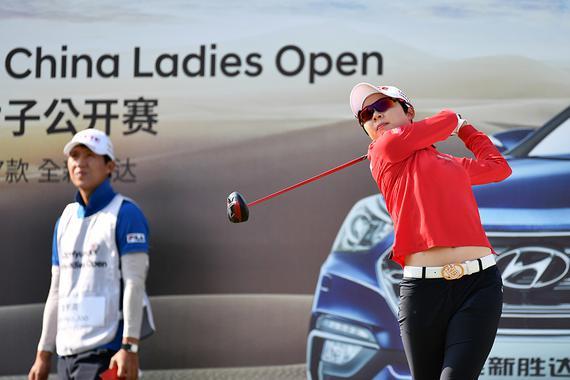 金孝周第三次夺得中国女子公开赛冠军