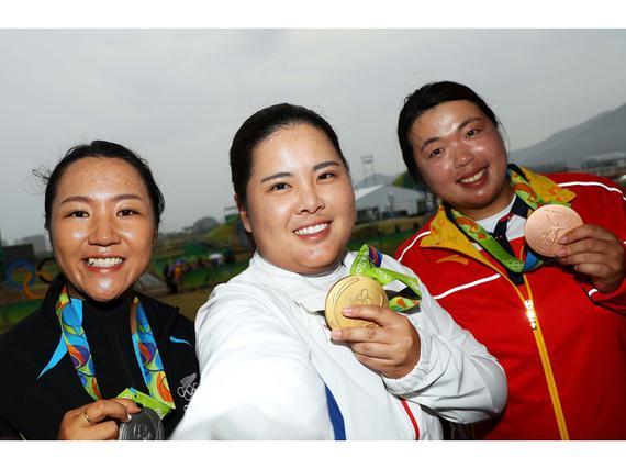女子选手在奥运会中展现出十足的风采